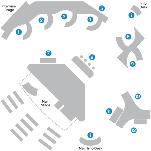 NAB Booth Map